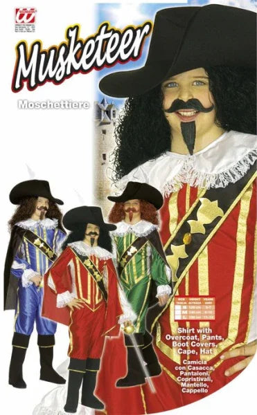 Disfraz de Mosquetero Niño en Varios Colores INFANTILES Widmann